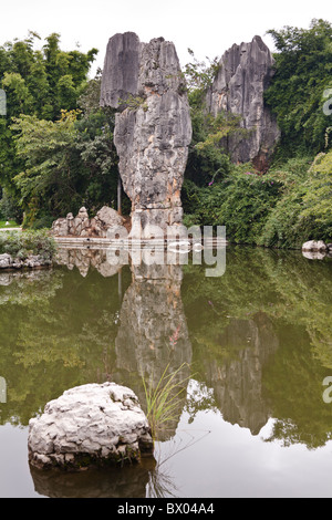 Shilin, Stone Forest, Shilin Yi, near Lunan and Kunming, Yunnan Province, China Stock Photo
