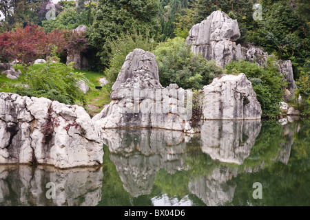 Shilin, Stone Forest, Shilin Yi, near Lunan and Kunming, Yunnan Province, China Stock Photo