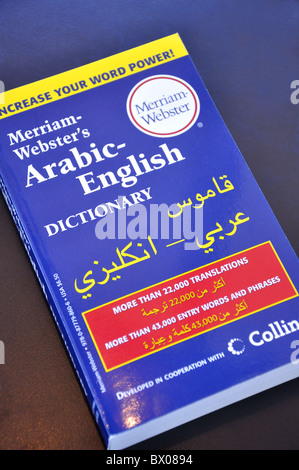 Arabic - English dictionary Stock Photo