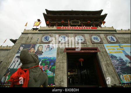 Qing Ming Shang He Tu Scenic Area, Hengdian World Studios, Hengdian Village, Dongyang, Zhejiang Province, China Stock Photo