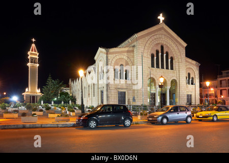 Greece - Zakynthos Island, Ionian Sea, St. Dionysios Church, Zakynthos city Stock Photo