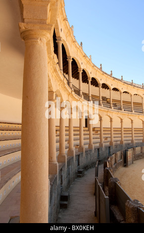 The Plaza de Toros bullring in Ronda Spain. One of the oldest bullrings in Spain Stock Photo