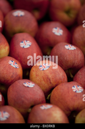 A Selection of British Apples Stock Photo