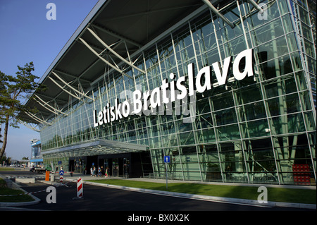 The new terminal building at Bratislava airport Slovakia Stock Photo