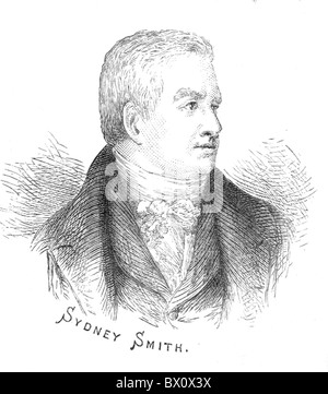 Archive image of historical literary figures. This is Sydney Smith. Sydney Smith (3 June 1771 – 22 February 1845) was an English wit, writer and Anglican cleric. From the archives of Press Portrait Service (formerly Press Portrait Bureau) Stock Photo