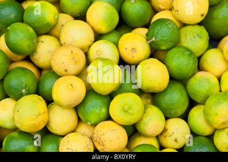 Lemons and limes Stock Photo