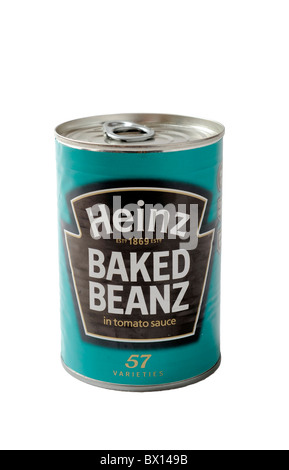 A can of Heinz Baked beans in tomato sauce Stock Photo