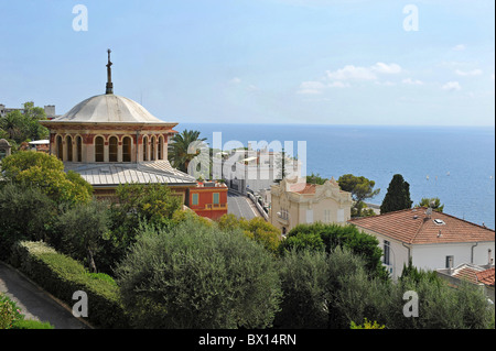 Nice (06) : real estate in the district of Mont Boron Stock Photo