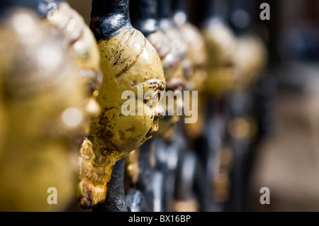 Close up of railing, Pilsen, Czech Republic Stock Photo