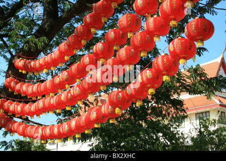Chinese lanterns in Bangkok, Thailand. Stock Photo