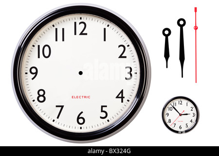 blank clock face on white background. hour dial sign. Dashes mark