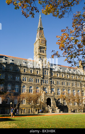 Healy Hall, main building of Georgetown University, Washington D.C. Stock Photo