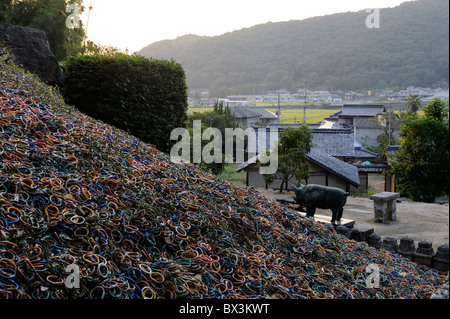 Hanaguri (cow nose ring) shrine in Okayama, Japan.19-Sep-2010 Stock Photo