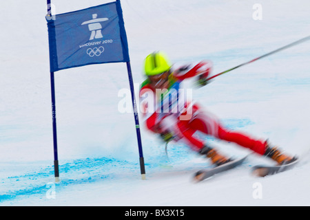 2010 Vancouver Winter Olympics; Mens Giant Slalom; Stock Photo