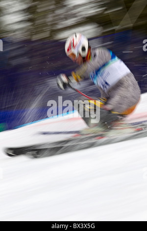 2010 Vancouver Winter Olympics; Mens Slalom; Stock Photo