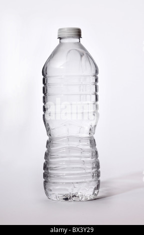 Plastic water bottle full of water
