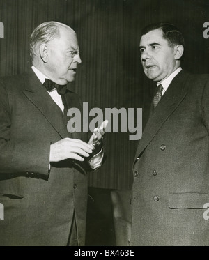 ANDREI GROMYKO  Soviet diplomat at the UN in 1947 with US politician Warren R Austin Stock Photo