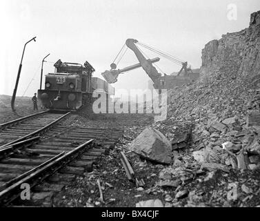 President Edvard Benes surface coal mine Stock Photo