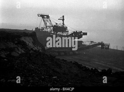 President Edvard Benes surface coal mine Stock Photo