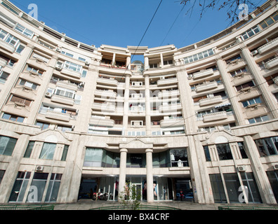 Bucharest, Romania. Communist-era apartment buildings in the Colentina ...