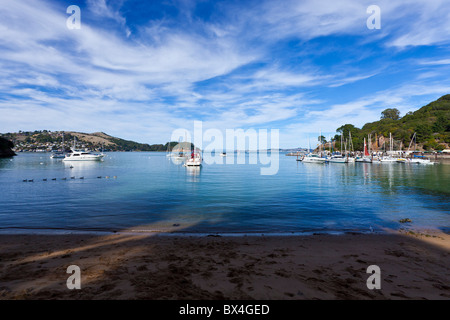 Boats moored and docked at Ayala Cove, Angel Island State Park, California. Stock Photo