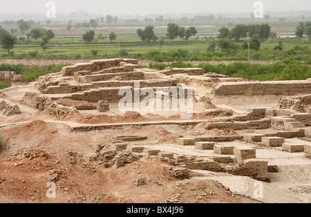 Mohenjo-Daro ruins, Larkana, Pakistan Stock Photo