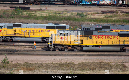 Union Pacific Railroad's Bailey Yard Stock Photo