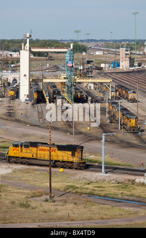 Union Pacific Railroad's Bailey Yard Stock Photo