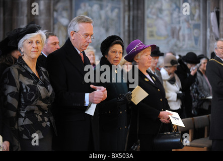 HRH Princess Anne at the Townswomen's Guild christmas carol concert in Chester Cathedral Stock Photo