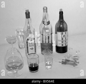 alcoholism, cure, treatment, injection Stock Photo