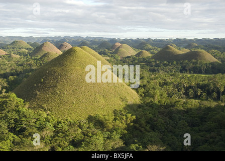 Chocolate hills in Carmen, Bohol island - Philippines Stock Photo - Alamy