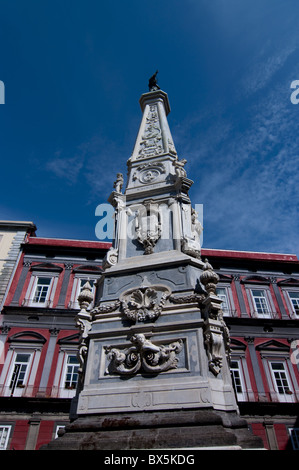 Piazza del Gesu Nuovo, Naples, Campania, Italy, Europe Stock Photo