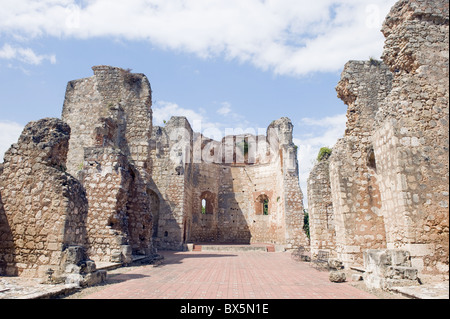 Ruins of Monasterio de San Francisco, UNESCO World Heritage Site, Santo Domingo, Dominican Republic, West Indies Stock Photo