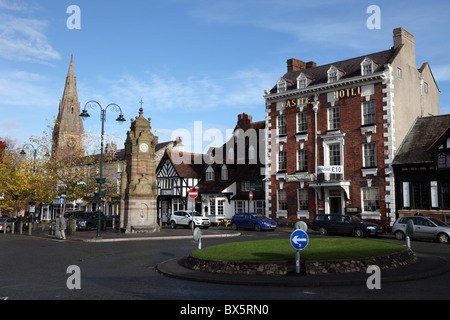 St Peters Square Ruthin Denbighshire North Wales Stock Photo