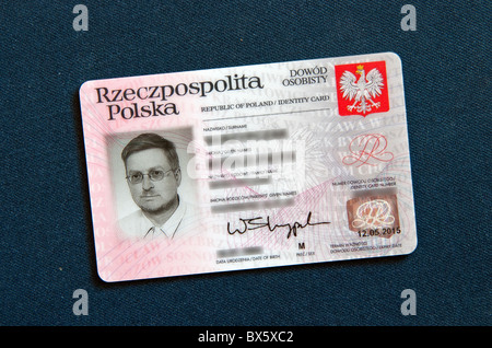 Polish identity card, valid for traveling in European Union countries