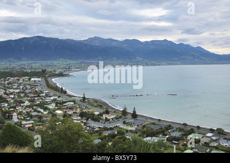 Seaward Kaikoura Ranges, Kaikoura, Canterbury, South Island, New Zealand, Pacific Stock Photo