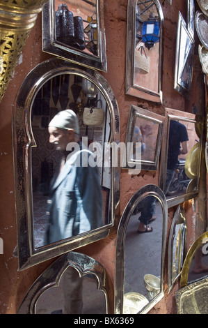 Frames for sale, Souk in the Medina, Marrakech, Morocco, North Africa, Africa Stock Photo