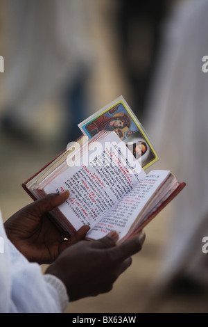 Pilgrim reading the Bible Stock Photo - Alamy