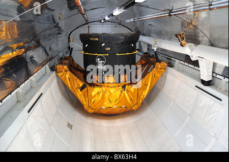 Satellite inside Space Shuttle Stock Photo