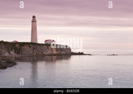 Cap Des Rosiers Lighthouse, Gaspe, Quebec, Canada, North America Stock Photo