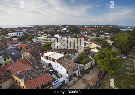 View of Old Town inside Galle Fort, UNESCO World Heritage Site, Galle, Sri Lanka, Asia Stock Photo