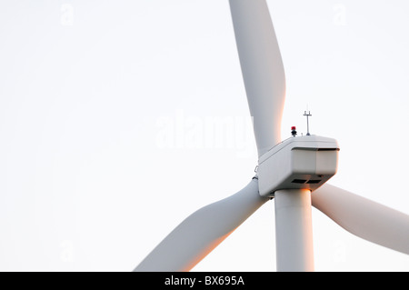 Wind turbine close-up Stock Photo