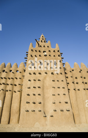 Grand mosque, the largest mud building in the world, UNESCO World Heritage Site, Djenne, Mali, West Africa, Africa Stock Photo