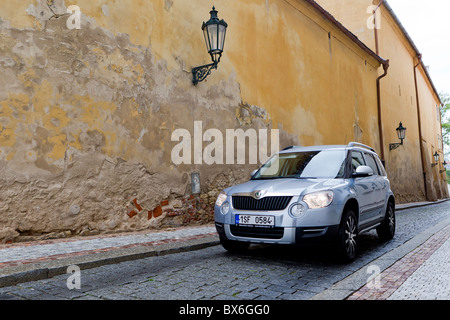 A limited edition of Skoda Yeti Champion 1,2 TSI DSG.  (CTK Photo/Rene Fluger, Martin Sterba) Stock Photo