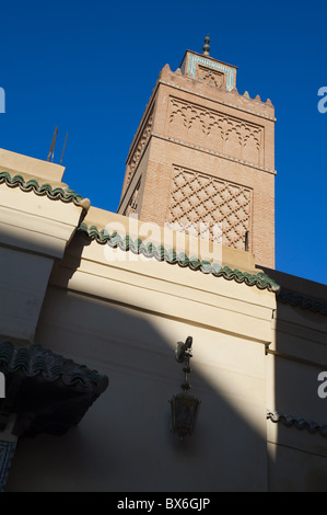 Minaret of Okba, Oujda, Oriental region, Morocco, North Africa, Africa Stock Photo