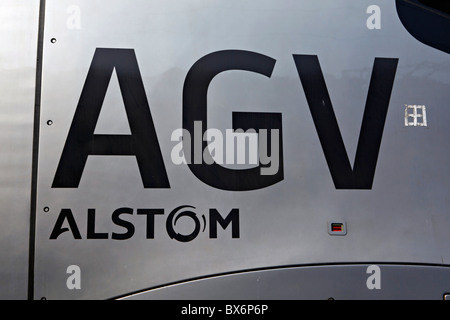 High-speed train AGV, TGV, Alstom Stock Photo