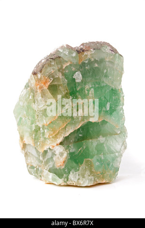 A massive quartz. All isolated on white background Stock Photo
