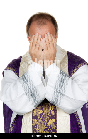 catholic priest Stock Photo