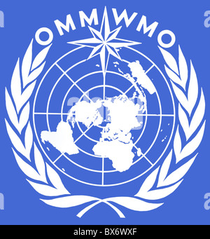 politics, United Nations, UN, OMM, WMO, logo, Additional-Rights-Clearences-Not Available Stock Photo
