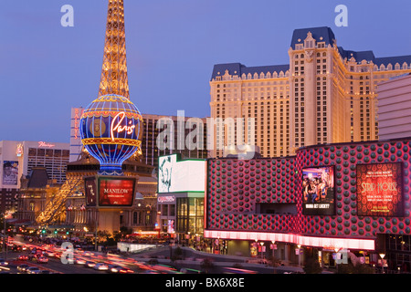 Miracle Mile Shops and Paris Casino, Las Vegas, Nevada, United States of America, North America Stock Photo